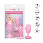 First Time Crystal Booty Duo Butt Plugs|Set View|"complete duo plug kit-set view"|