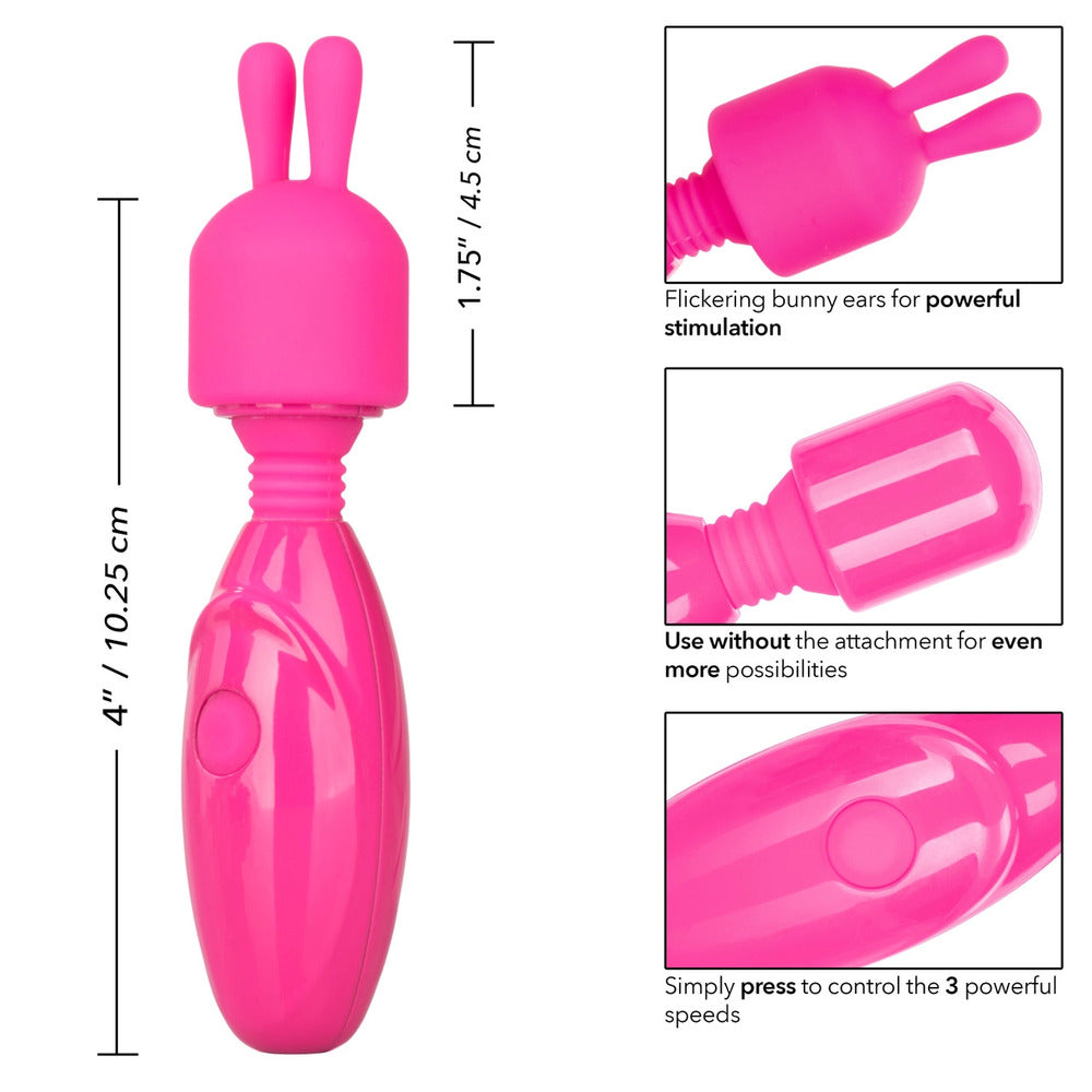 Tiny-Teasers-Rechargeable-Bunny-Vibrator|Side View|"rechargeable design-side view"