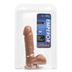 Emperor Brown 6 Inch Realistic Dildo|Detail View|"surface detail - detail view"