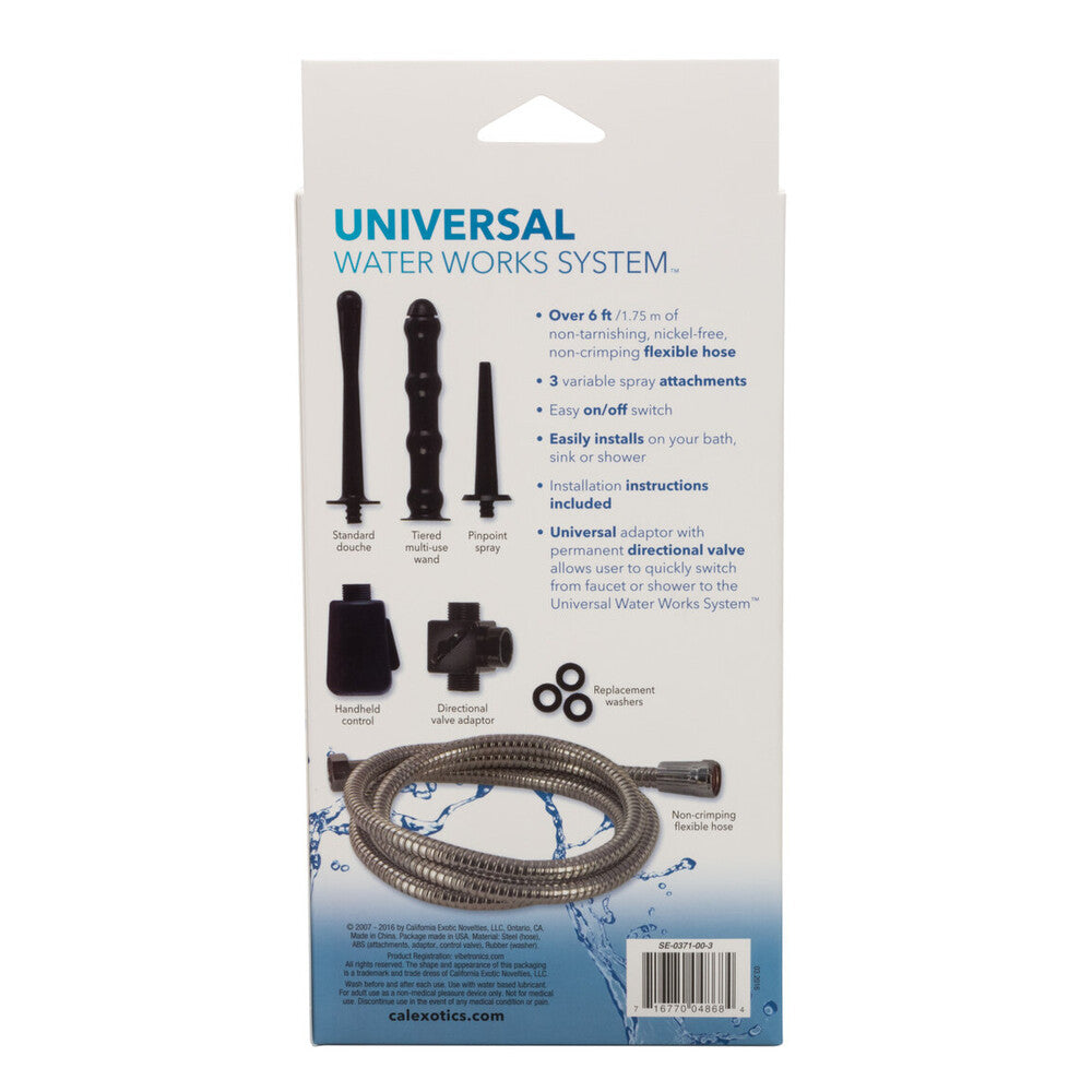 Universal Water Works System Douche|Detail View|"usage features-detail view adult toys direct"|