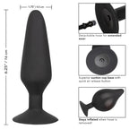 XL-Silicone-Inflatable-Butt-Plug|Front View|"large silicone pleasure system-front view"