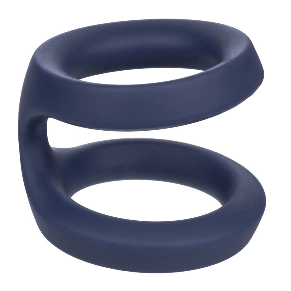 Viceroy Dual Silicone Cock Ring|Front View|"dual design - front view"