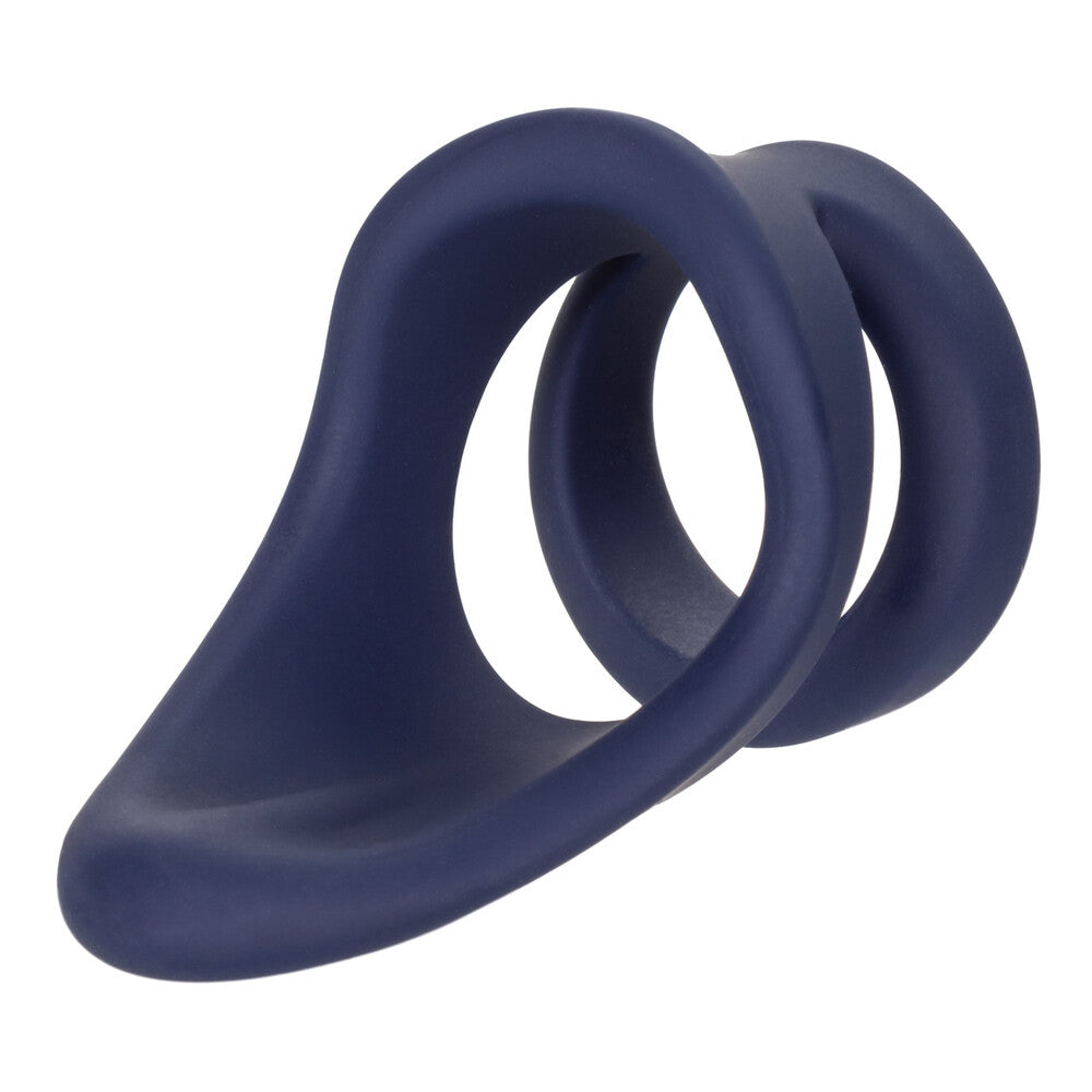 Viceroy Perineum Dual Silicone Cock Ring|Side View|"dual detail - side view"
