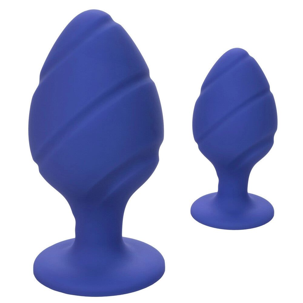 Cheeky-Butt-Plug-Duo-Purple|Front View|"duo plug-front view"
