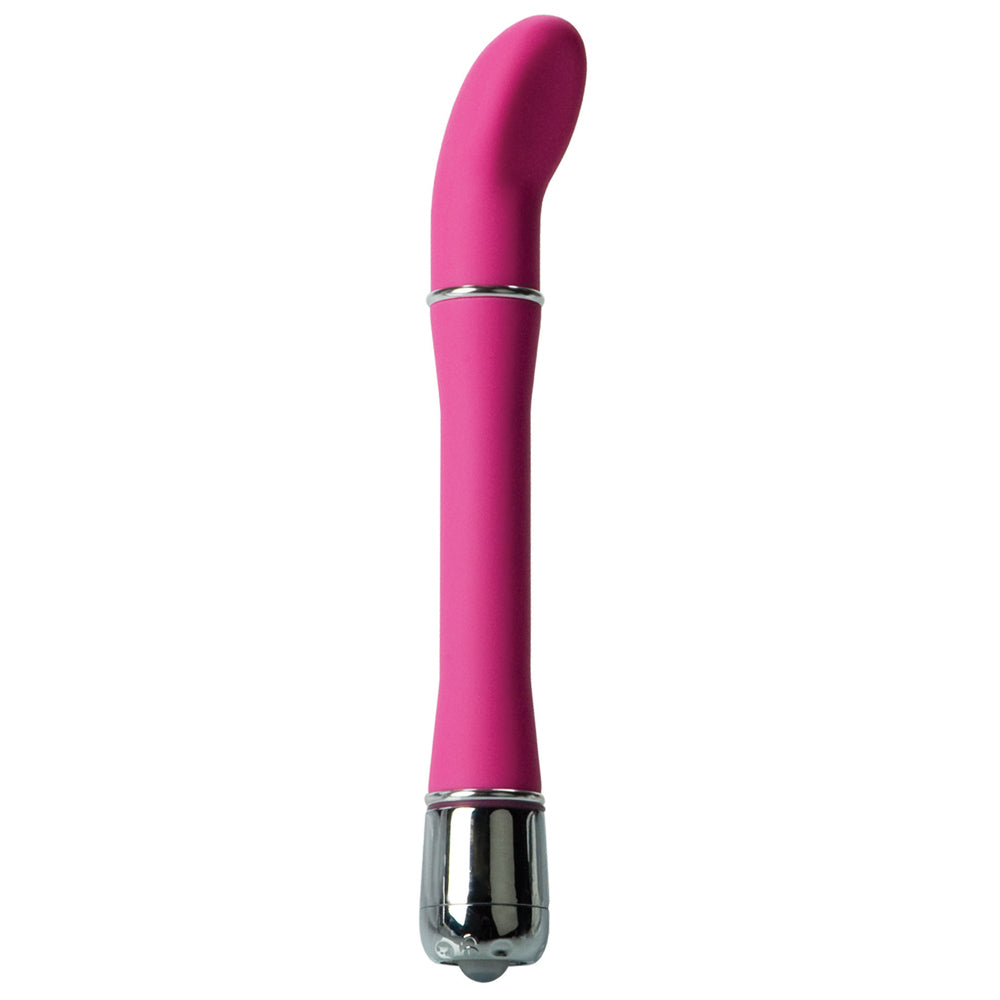 Lulu-Satin-Scoop-Mini-Vibrator|Front View|"satin finish mini vibrator-front view"