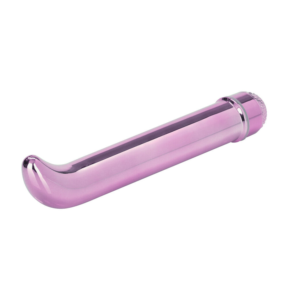 Metallic-Pink-Shimmer-G-Spot-Vibrator|Detail View|"control features-detail view"
