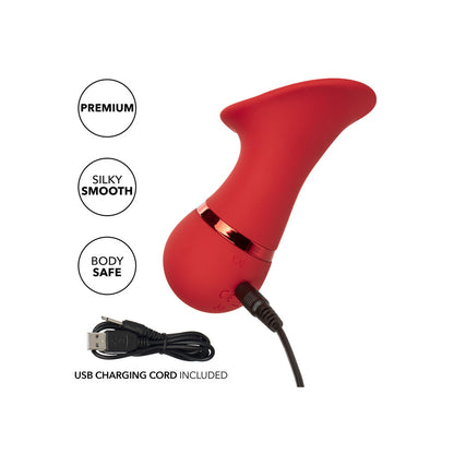French Kiss Seducer Teasing Tongue Vibrator|Kit View|"Complete pleasure system - kit view"
