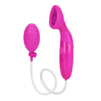 Waterproof-Silicone-Clitoral-Pump-Pink|Front View|"waterproof pink stimulation pump-front view"