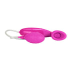 Waterproof-Silicone-Clitoral-Pump-Pink|Side View|"silicone pump design-side view"