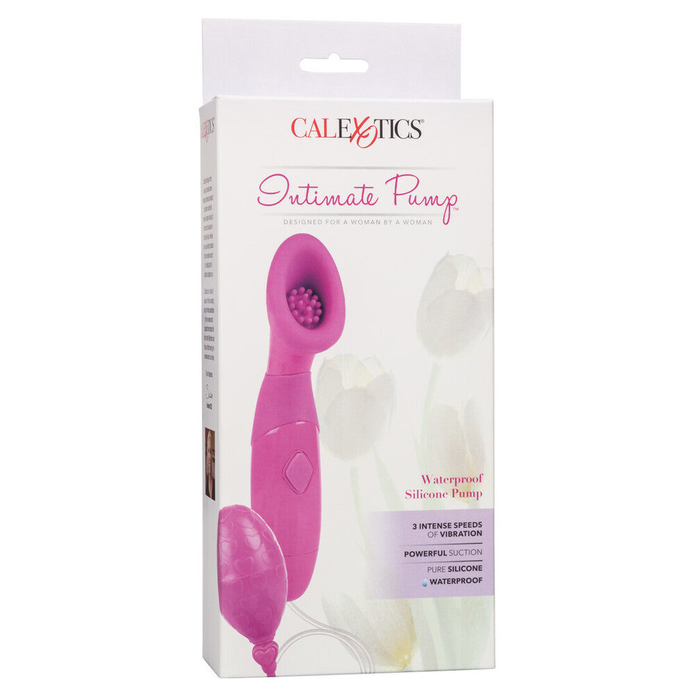 Waterproof-Silicone-Clitoral-Pump-Pink|Set View|"complete pump kit-set view"