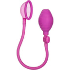 Mini-Silicone-Clitoral-Pump-Pink|Front View|"pink silicone stimulation pump-front view"