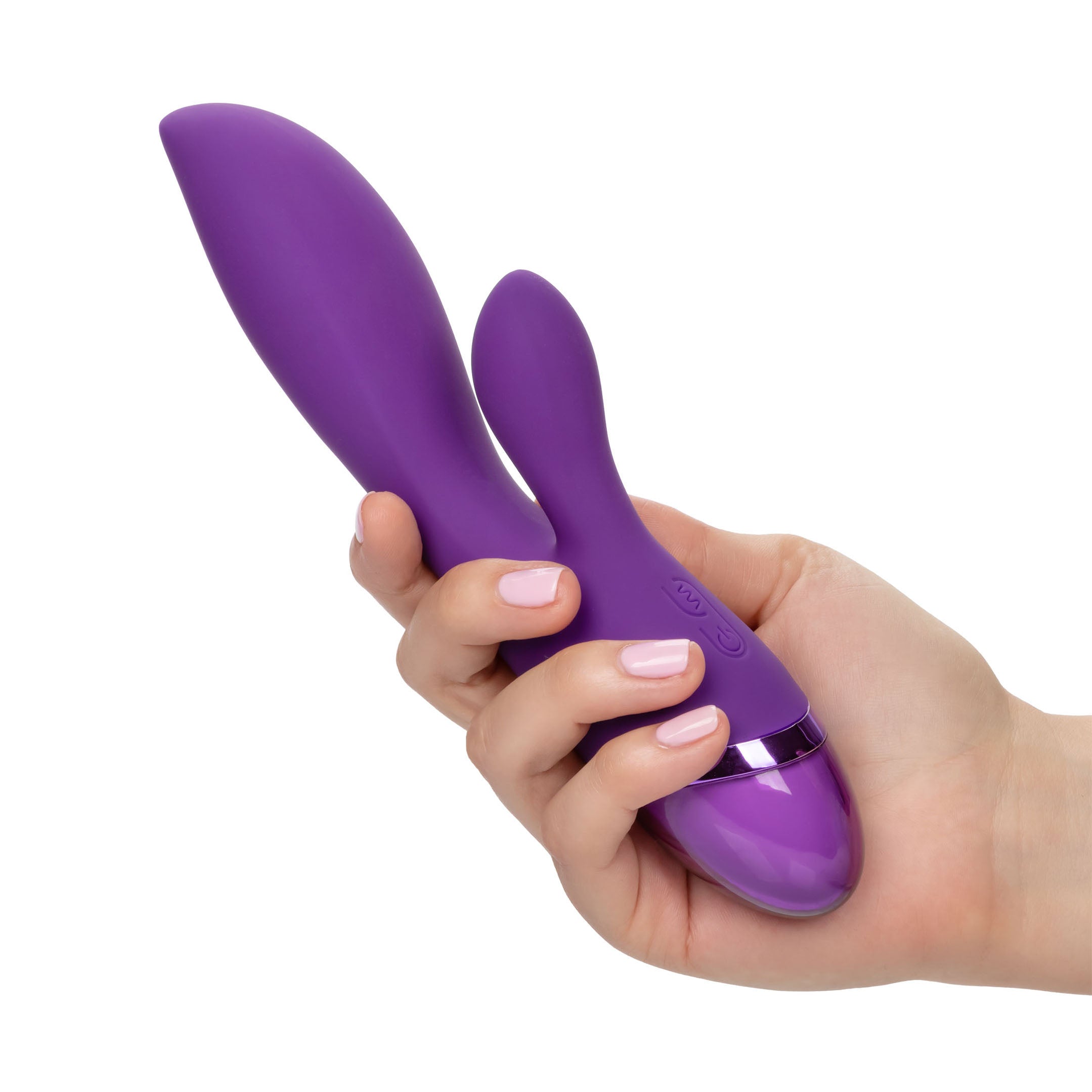 Aura Dual Lover Rechargeable Vibrator|Side View|"Premium pleasure device - side view"