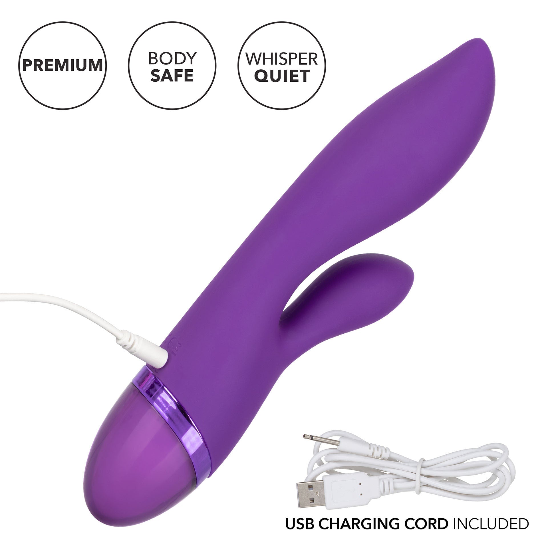 Aura Dual Lover Rechargeable Vibrator|Detail View|"Multi-function controls - detail view"