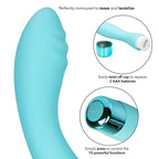 Eden-Ripple-Silicone-GSpot-Vibrator-Waterproof-6-inch|Detail View|"control features-detail view"