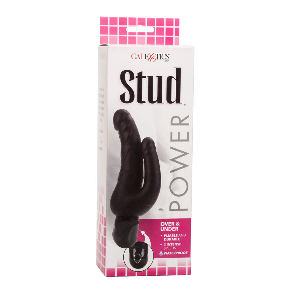 Power Stud Over And Under Duo Vibrator|Kit View|"Complete pleasure system - kit view"