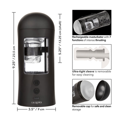 Bionic Power Stroker Masturbator|Back View|"quality build - back view"