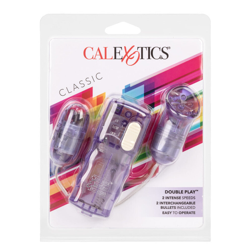 Double Play Vibrating Egg And Clitoral Stimulator|Kit View|"Complete pleasure system - kit view"