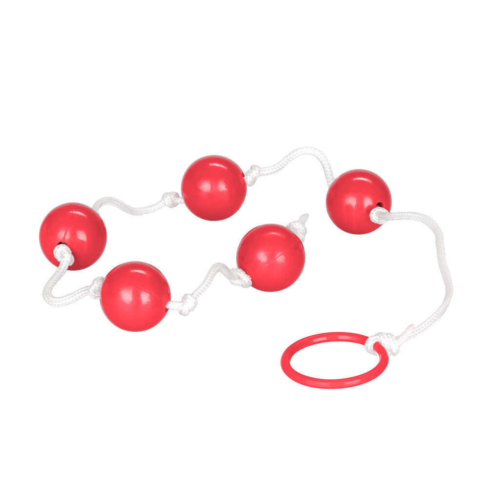 Medium Pleasure Anal Beads Assorted Colours|Side View|"multicolor beads design-side view"|