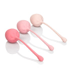 Kegel-Training-Set-Strawberry|Side View|"progressive weight design-side view"