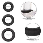 Link Up Ultra Soft Supreme Cock Ring Set|Side View|"ultra detail - side view"