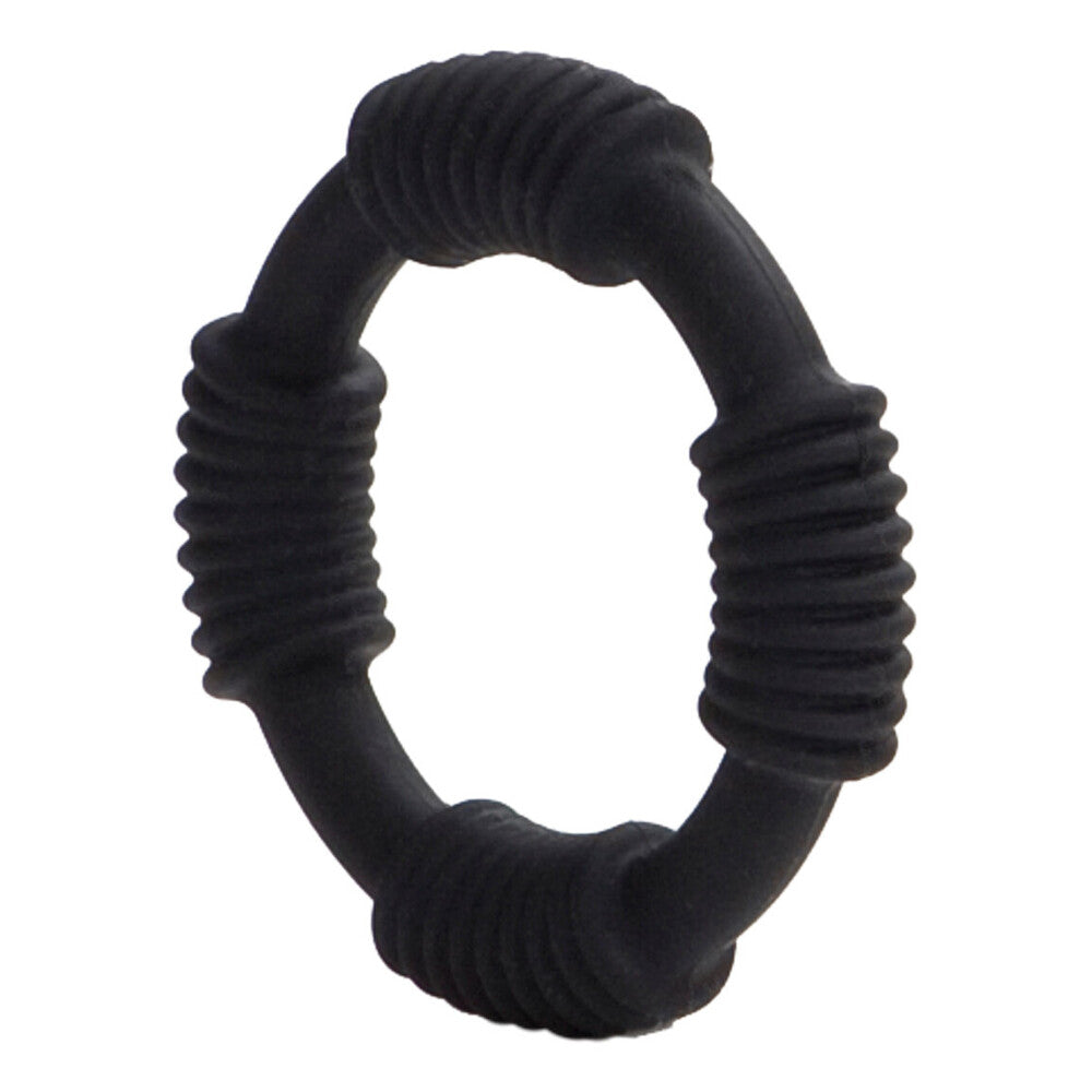Hercules Silicone Cock Ring|Side View|"silicone detail - side view"