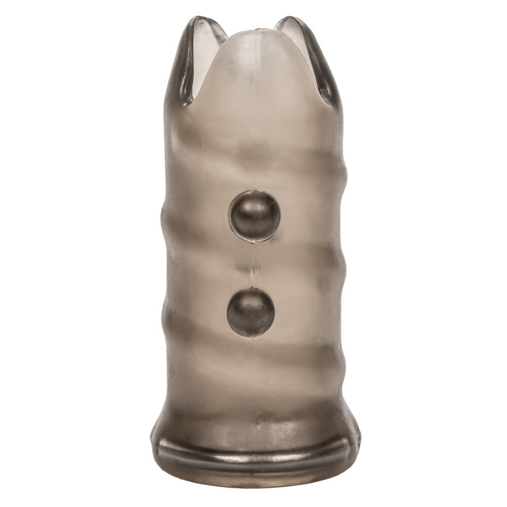 Apollo Premium Girth Enhancer Sleeve Smoke 3.5 Inch|Front View|"enhancer design - front view"