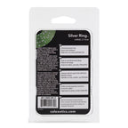 Large Silver Cock Ring|Side View|"large detail - side view"