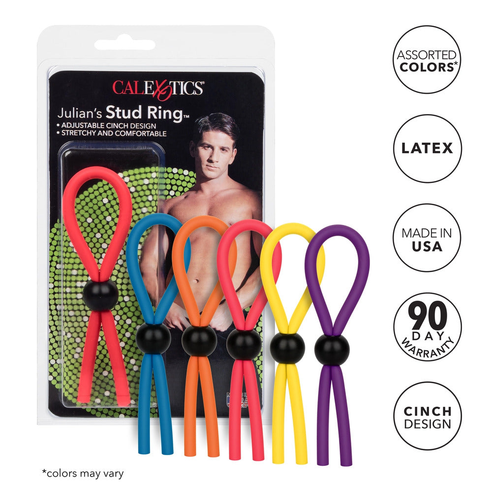 Julians Stud Ring|Detail View|"surface detail - detail view"