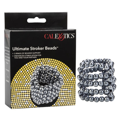 Ultimate Stroker Beads Cock Ring|Back View|"quality build - back view"
