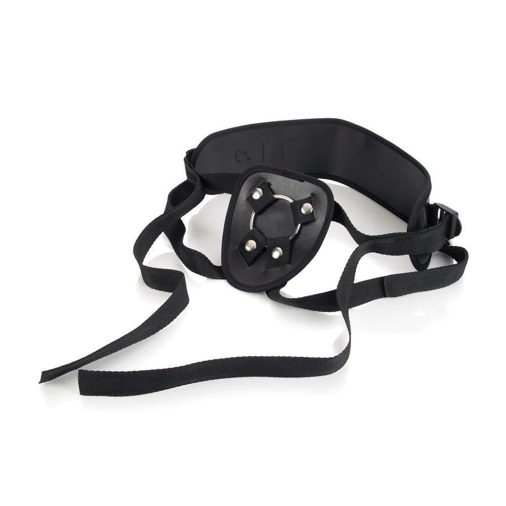 Universal Love Rider Power Adjustable Strap On Harness|Side View|"secure fit system - side view"