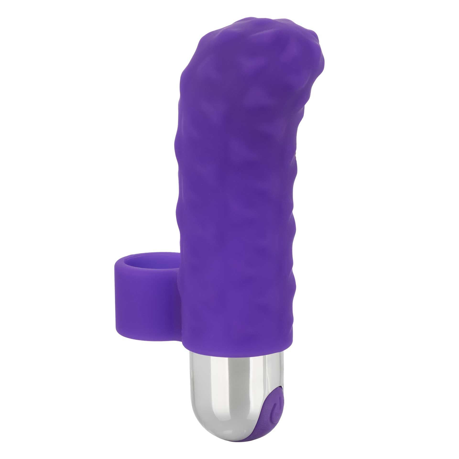 Intimate Play Purple Rechargeable Finger Teaser | Main | "purple rechargeable finger device - main view"