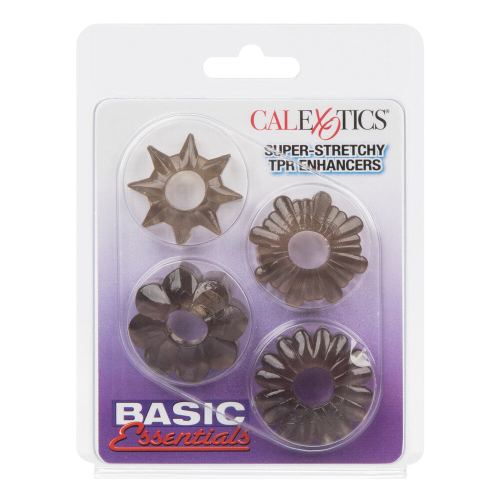 Basic Essentials 4 Rings Smoke|Detail View|"surface detail - detail view"