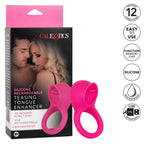 Rechargeable Teasing Tongue Enhancer Cock Ring|Detail View|"surface detail - detail view"