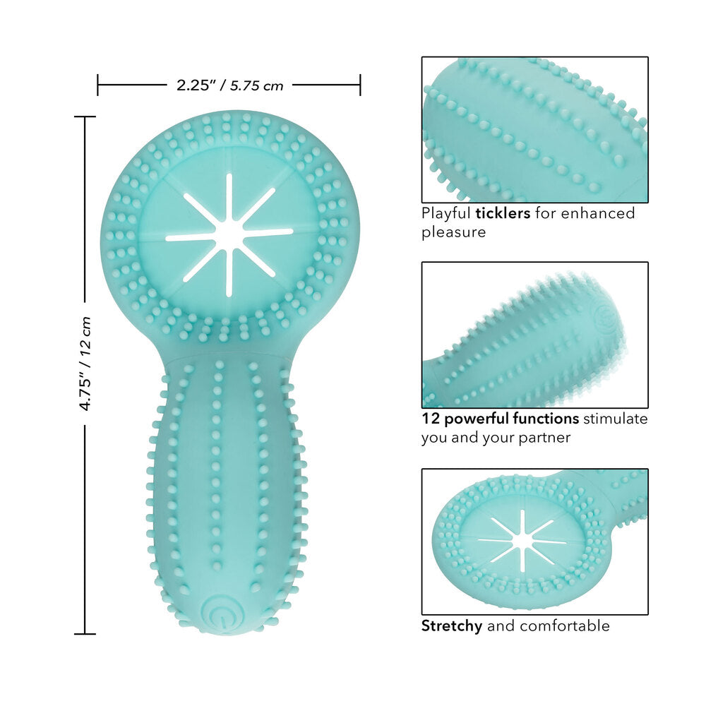 Elite 12X Enhancer Rechargeable Cock Ring|Side View|"enhancer detail - side view"