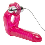 Ultimate Triple Stimulator Vibrating Cock Ring With Dong|Back View|"quality build - back view"