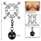 Nipple Grips 4 Point Weighted Nipple Press|Side View|"weight details-side view"|