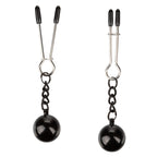 Nipple Grips Weighted Tweezer Nipple Clamps|Front View|"nipple clamps-front view"|