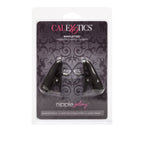 Nipplettes Vibrating Black Nipple Clamps|Package|"black vibrating nipple clamps - package view"