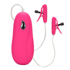 Heated Vibrating Nipple Teasers Pink|Front|"pink vibrating nipple teasers with heating function - front view"