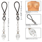 Nipple-Play-NonPiercing-Nipple-Jewellery-Crystal-Teardrop|Side-View|"teardrop-design-side-view"