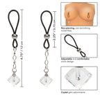 Nipple-Play-NonPiercing-Nipple-Jewellery-Crystal-Gem|Side-View|"gem-design-side-view"