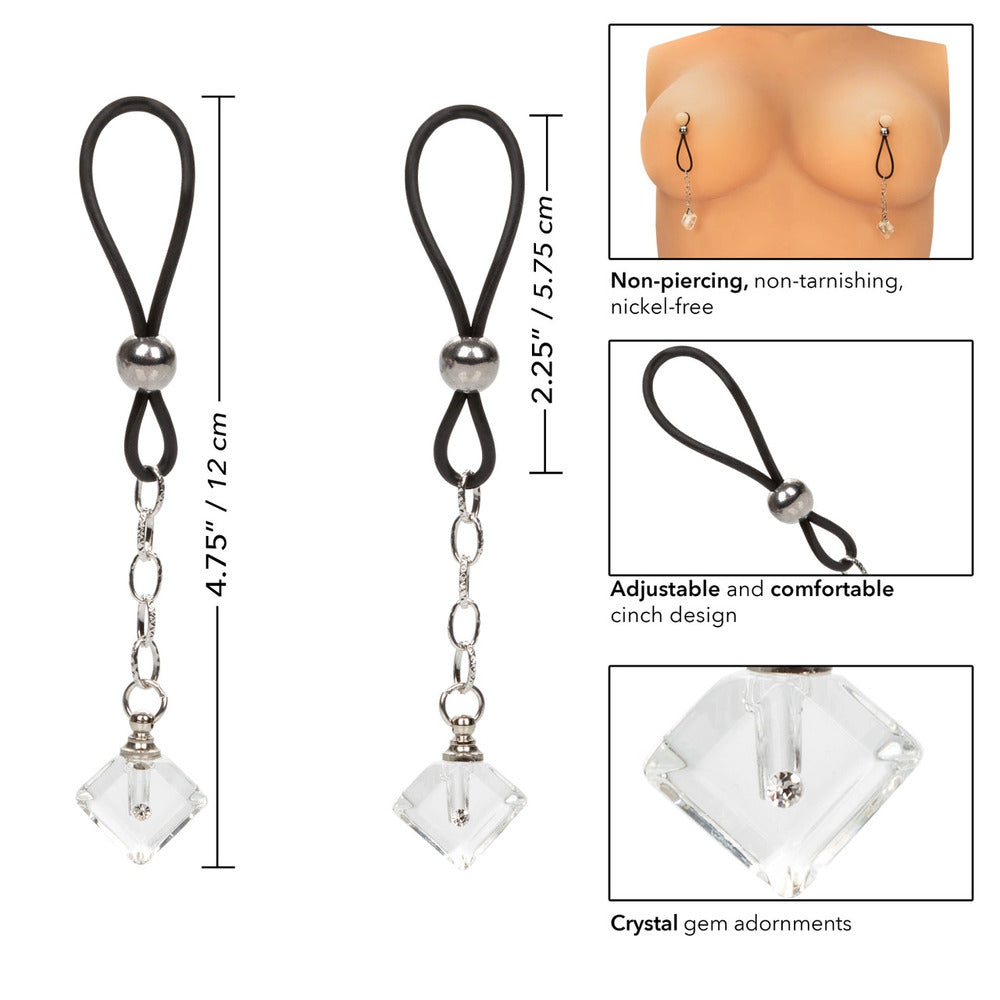 Nipple-Play-NonPiercing-Nipple-Jewellery-Crystal-Gem|Side-View|"gem-design-side-view"