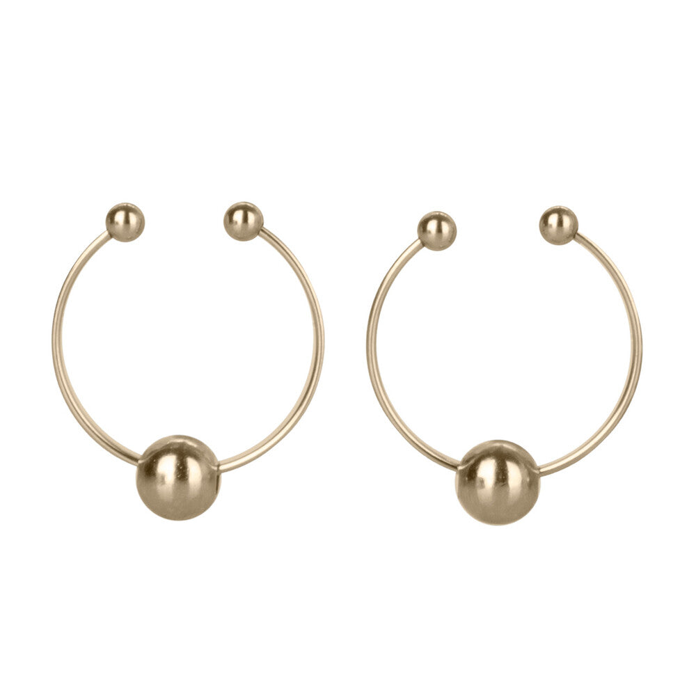 Nipple-Play-Non-Piercing-Nipple-Jewellery-Gold|Front-View|"gold-jewelry-front-view"