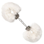 Ultra Fluffy Furry Cuffs White|Front View|"furry cuffs-front view"|