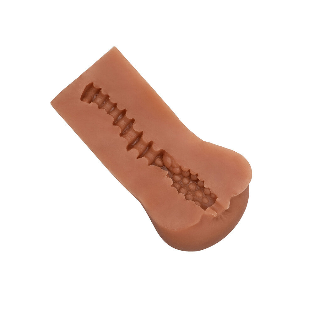Boundless Anus Masturbator Flesh Brown|Detail View|"surface detail - detail view"