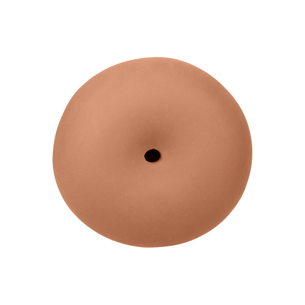 Boundless Stroker Masturbator Flesh Brown|Side View|"flesh detail - side view"
