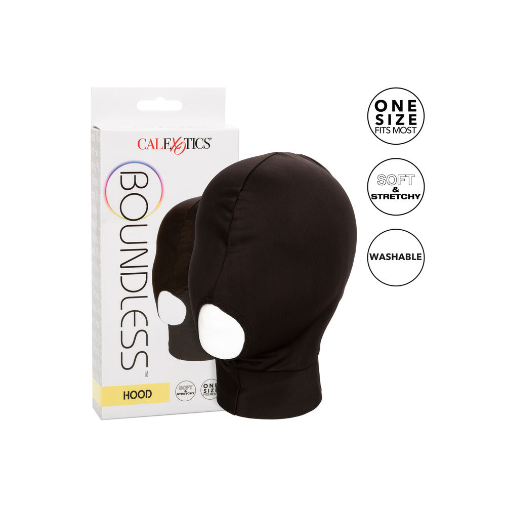 Boundless Open Mouth Hood|Detail View|"hood features-detail view adult toys direct"|