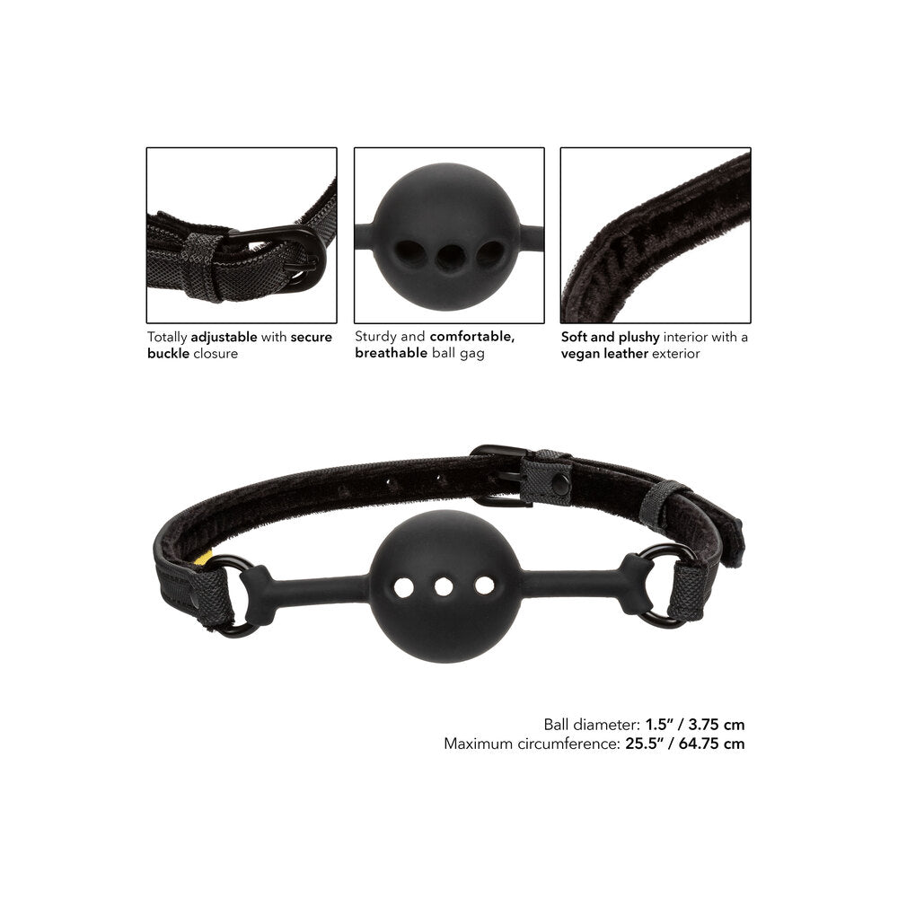 Boundless Breathable Ball Gag|Back View|"secure closure breathable gag-back view adult toys direct"|