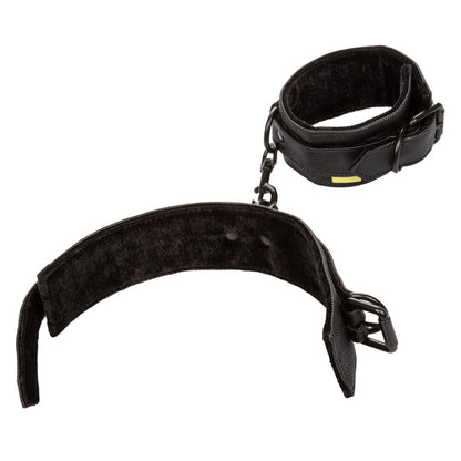 Boundless Ankle Cuffs|Side View|"cuff adjustment detail-side view adult toys direct"|