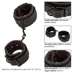 Boundless Ankle Cuffs|Back View|"cuff closure system-back view adult toys direct"|